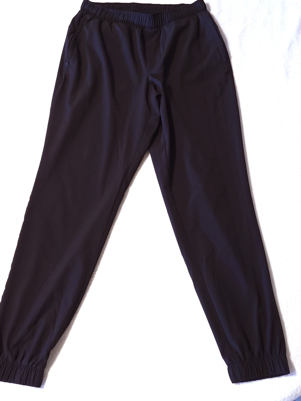 DSG Men's Athletic Jogger Pants Training Running Black Zip Pockets Sz Small